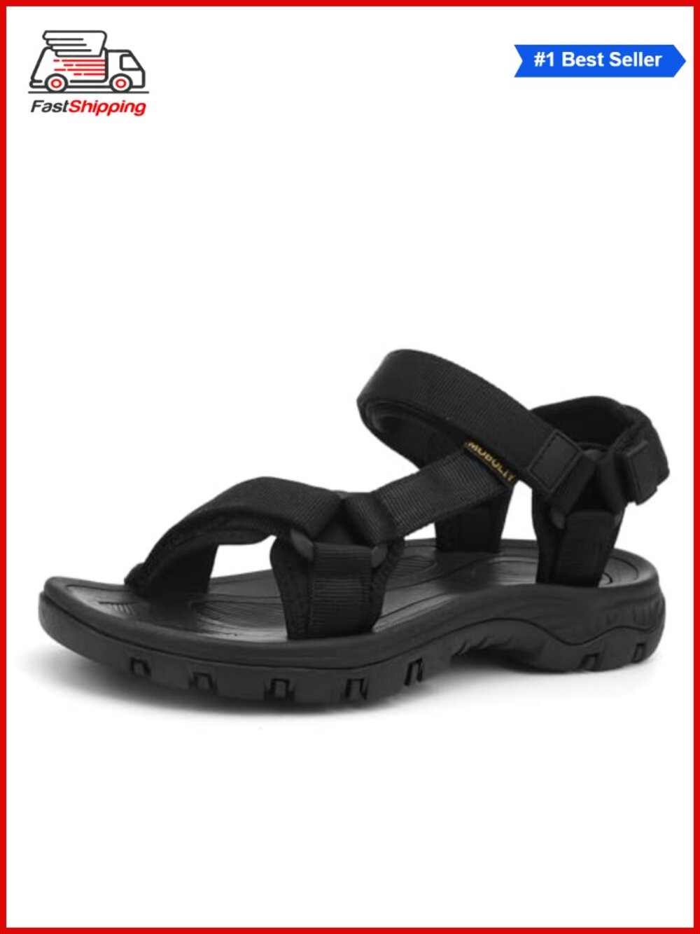 Women's Hiking Sport Sandals Water Outdoor Athletic Shoes Arch Support Velcro